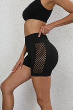 Mesh Booty Lifting Seamless Scrunch Biker Short