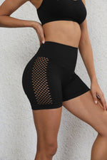 Mesh Booty Lifting Seamless Scrunch Biker Short