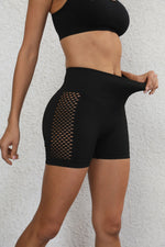 Mesh Booty Lifting Seamless Scrunch Biker Short