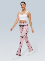 Tie Dye Flare Scrunch Seamless Legging