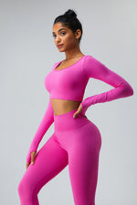 Curve V-Back Seamless Scrunch Legging