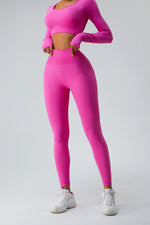 Curve V-Back Seamless Scrunch Legging