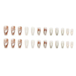 Glitter Gel Press On Nail Kit - 24pcs