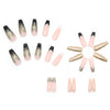 Glitter Gel Press On Nail Kit - 24pcs