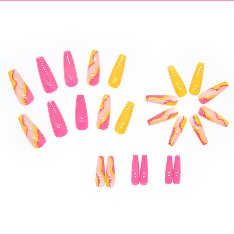 Fluid Gel Press On Nail Kit - 24pcs