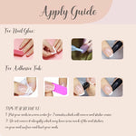 Gradient Gel Press On Nail Kit - 24pcs