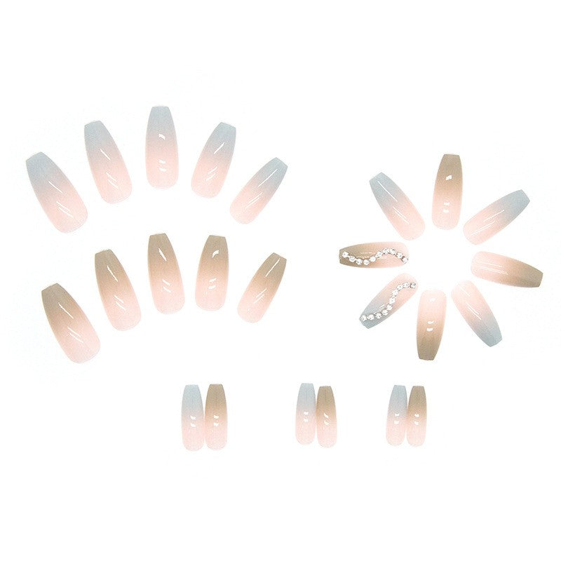 Gradient Gel Press On Nail Kit - 24pcs