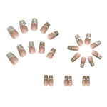 Gradient Gel Press On Nail Kit - 24pcs