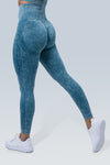 Eva Acid Wash Seamless Scrunch Legging