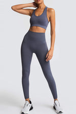 Effortless Racerback Seamless Workout Set - 2 Pieces