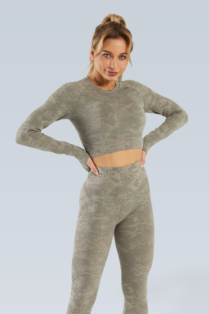 Urban Camo Seamless Long Sleeve