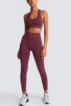 Effortless Racerback Seamless Workout Set - 2 Pieces