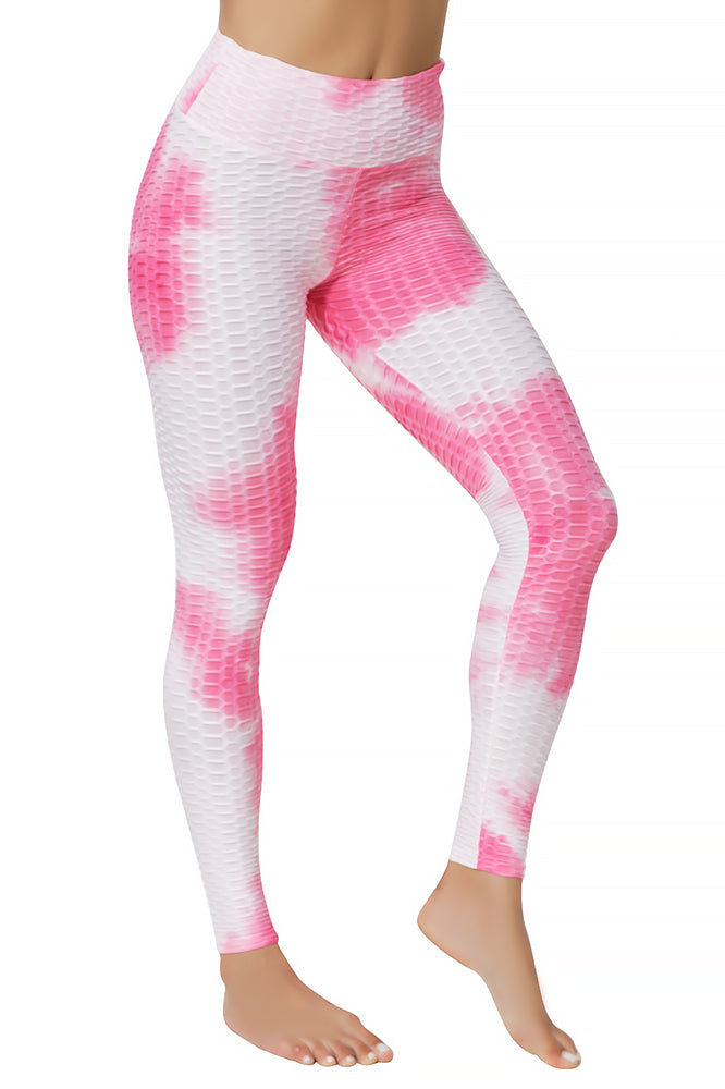 Booty Lifting Bubble Scrunch Legging - Tie Dye