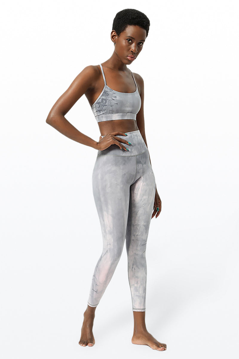 Gradient Ink Dye High Waist Legging