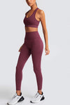 Effortless Racerback Seamless Workout Set - 2 Pieces