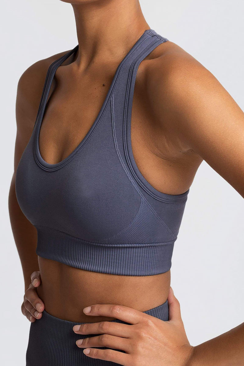 Effortless Racerback Seamless Workout Set - 2 Pieces