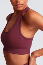 Effortless Racerback Seamless Workout Set - 2 Pieces