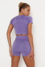 Vital Seamless Crop Top & Short Set - 2 pieces