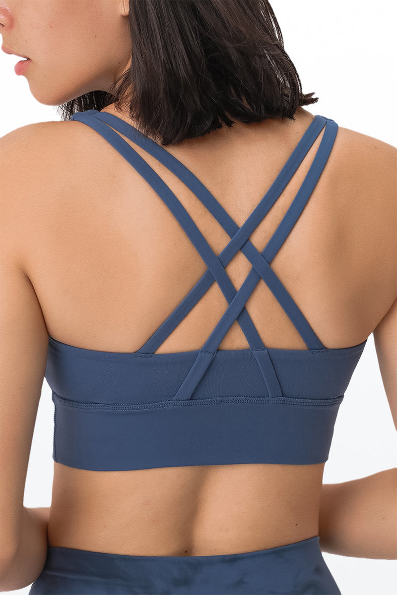 AirCloud Long Line Strappy Bra Medium Support