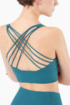 Multi-Strap Crisscross Sports Bra