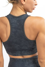 Marble Dye Seamless Racerback Bra