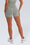 Acid Wash Seamless Short