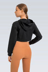 AirCloud Cropped Long Sleeve Hoodie