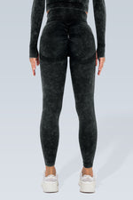 Eva Acid Wash Seamless Scrunch Legging