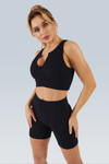 Rib-Knit Seamless Tank Top