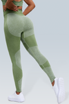 Rib-Knit Space Dye Seamless Legging