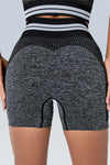 Knitted Stripe Seamless Sports Short