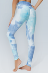 Booty Lifting Bubble Scrunch Legging - Tie Dye