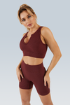 Rib-Knit Seamless Tank Top