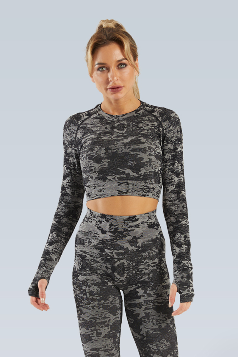 Urban Camo Seamless Long Sleeve