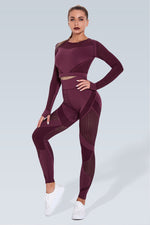 Slice Breathe Mesh Seamless Long Sleeve