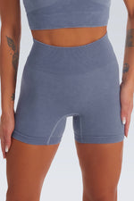 Acid Wash Seamless Short