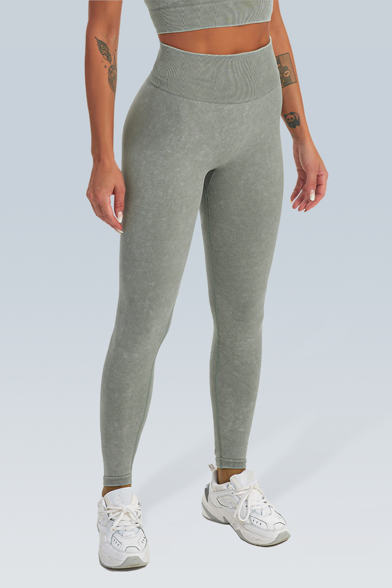 Acid Wash Seamless Legging