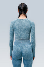 Eva Acid Wash Seamless Long Sleeve