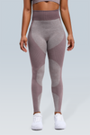 Rib-Knit Space Dye Seamless Legging