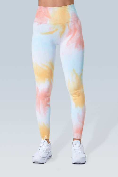 Booty Lifting Galaxy Dye Seamless Scrunch Legging