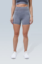 Acid Wash Seamless Short