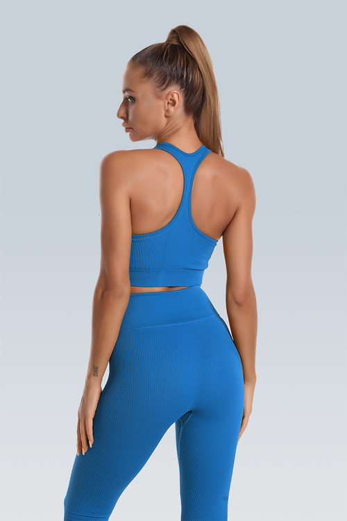 Studio-To-Street Seamless Ribbed Sports Bra