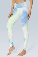 Booty Lifting Bubble Scrunch Legging - Tie Dye