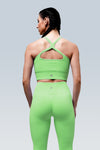 Macaron Power Ribbed Seamless Racer Sports Bra