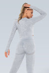 Eva Acid Wash Seamless Long Sleeve