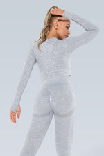 Eva Acid Wash Seamless Long Sleeve