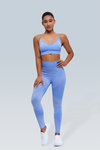 Rib-Knit Space Dye Seamless Legging