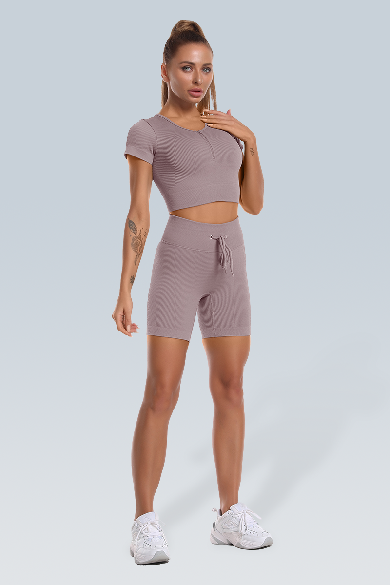 Studio-To-Street Seamless Ribbed Short