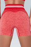 Knitted Stripe Seamless Sports Short