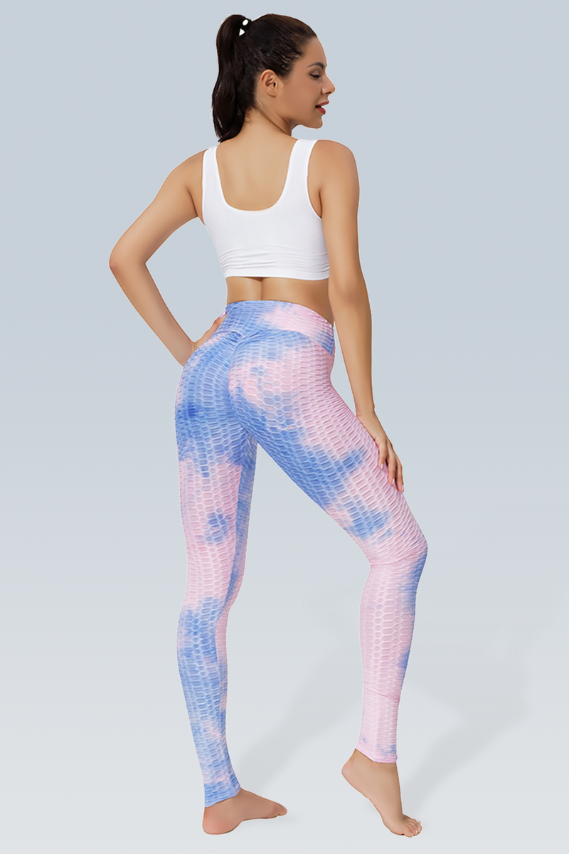 Booty Lifting Bubble Scrunch Legging - Tie Dye